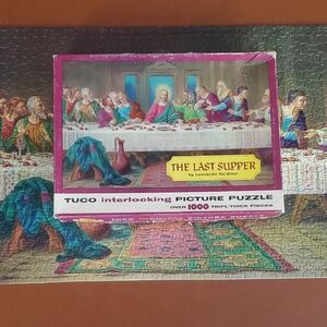 Vintage The Last Supper Puzzle